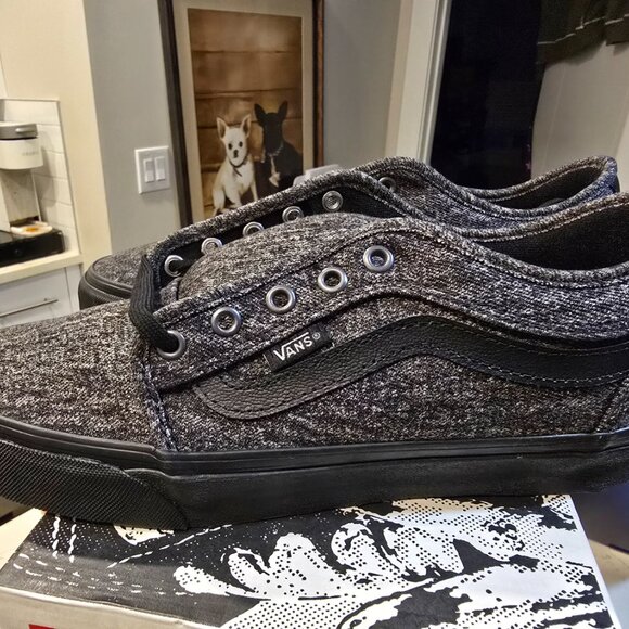 Vans Skate Chukka Low Sidestripe Denim Charcoal VN000D3TCC8 Mens Size 10 NEW - Picture 5 of 9